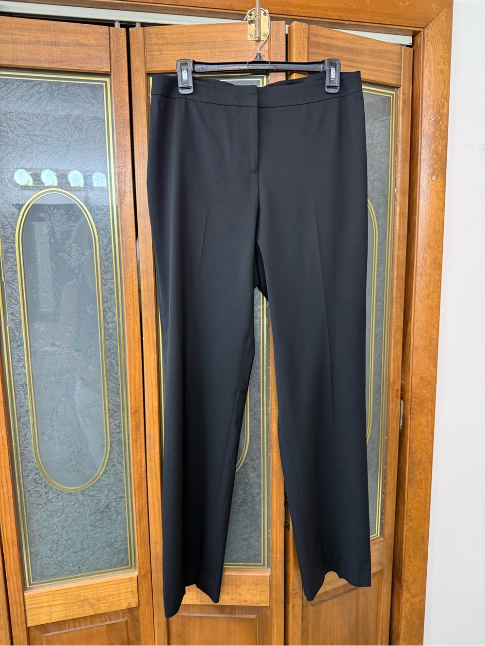 Women’s Black Straight Leg Dress Pants, LAFAYETTE 148 LIKE NEW